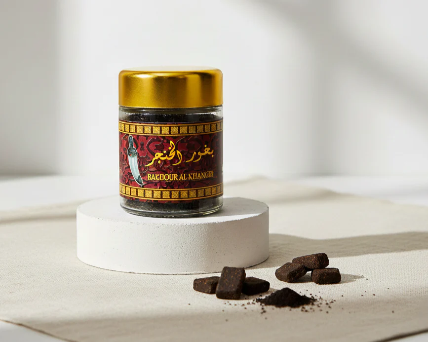 bakhoor al khanjar – encens oriental de prestige au oud et musc (بخور الخنجر)