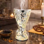 Encensoir de Luxe Argenté – Élégance et Tradition Orientale