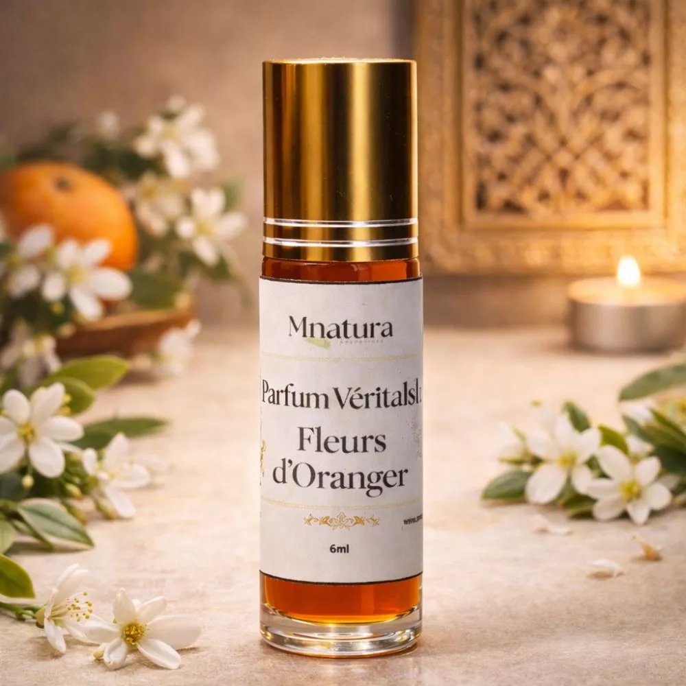 Parfum fleur d’oranger oriental sans alcool doux et apaisant