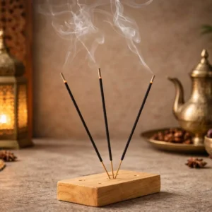 Porte-encens en bois pour bâtons d’encens